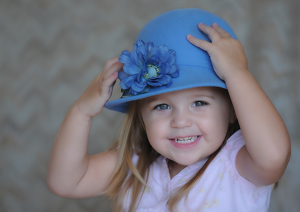 The Blue Hat - Photo by Linda Fickinger