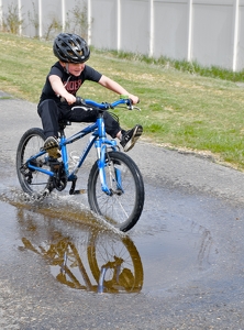 The Joy of Puddles - Photo by Cheryl Picard