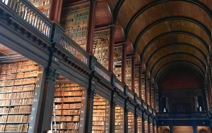 the Long Room, Trinity College, Dublin - Photo by Barbara Steele