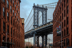 Salon HM: The Manhattan Bridge from DUMBO by Bill Payne