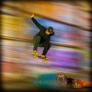 The Skate Boarder - Photo by Bill Payne