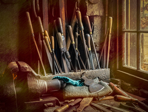 Tools Waiting for Tomorrow - Photo by Bill Payne