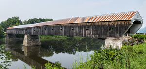 Windsor, VT - Cornish, NH, 154 year old Covered Bridge, CT River - Photo by John Clancy